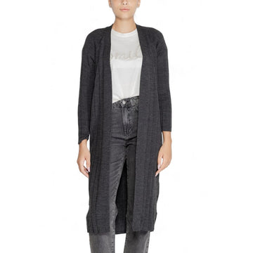 Only Gray Marabou Cardigan