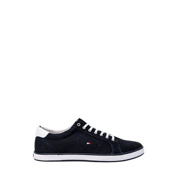 Tommy Hilfiger Blue Cotton Low Top Sneakers