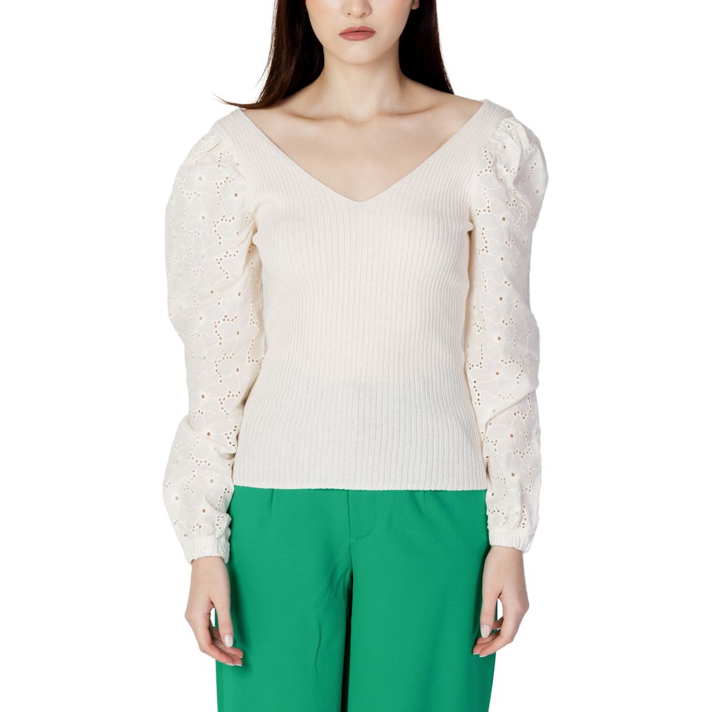 Only Beige Cotton Sweatshirt