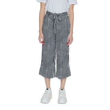 Only Black Viscose Cropped Pant