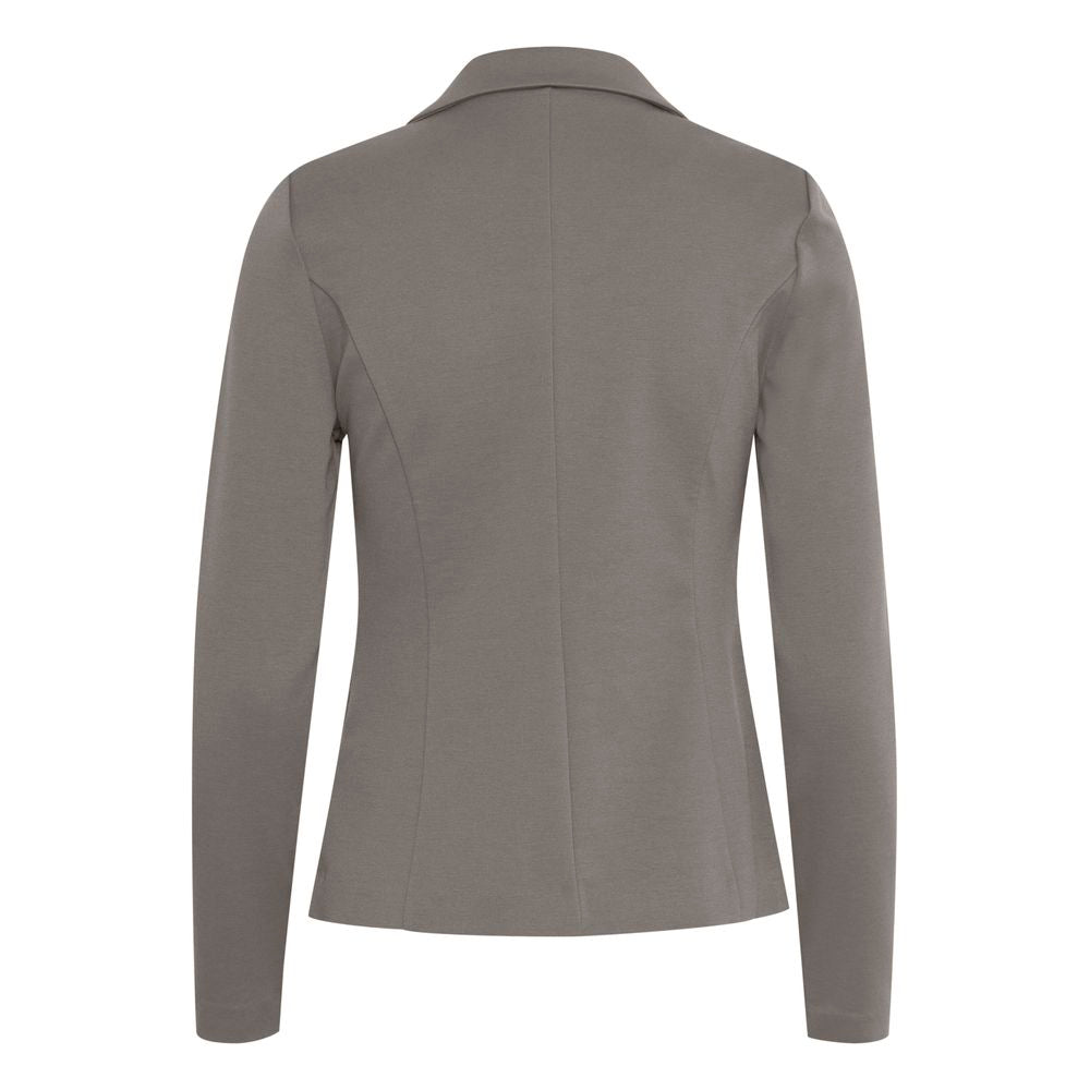 ICHI Beige Polyester Blazer