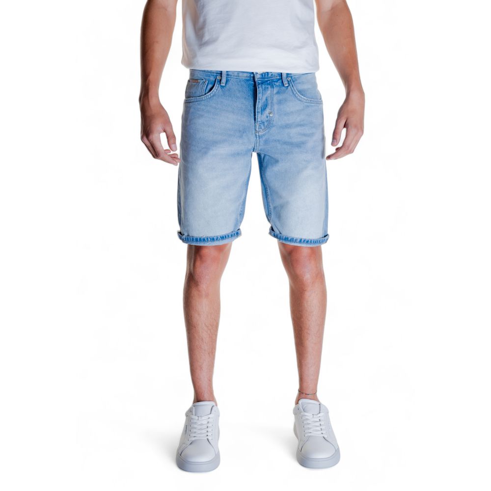 Antony Morato Light Blue Cotton Bermuda