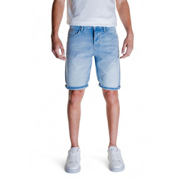 Antony Morato Light Blue Cotton Bermuda
