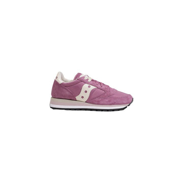 حذاء رياضي من الجلد المدبوغ باللون الوردي من Saucony