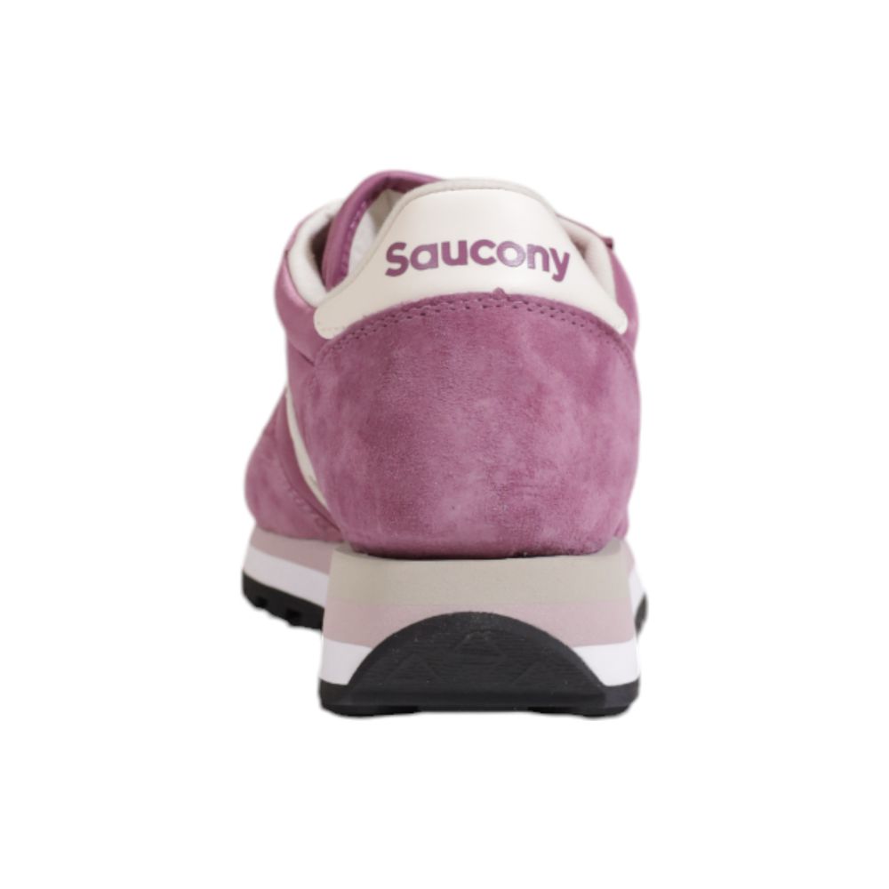 حذاء رياضي من الجلد المدبوغ باللون الوردي من Saucony