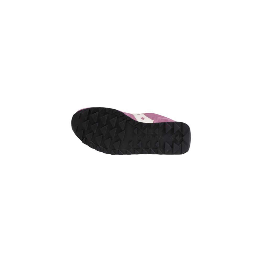 حذاء رياضي من الجلد المدبوغ باللون الوردي من Saucony