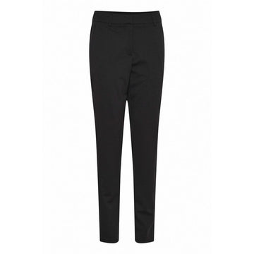 ICHI Black Recycled Polyester Pant