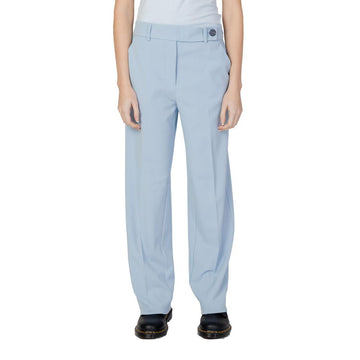 Only Blue Polyester Casual Pants