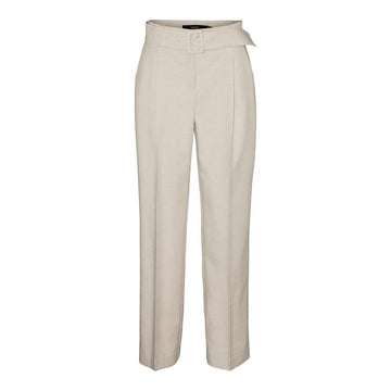 Vero Moda Gray Polyester Casual Pants