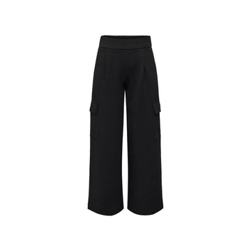 Jacqueline De Yong Black Polyester Casual Pants