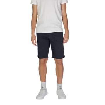Refrigiwear Blue Cotton Bermuda