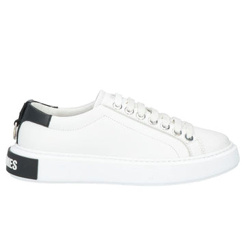 Les Hommes White Calfskin Sneaker