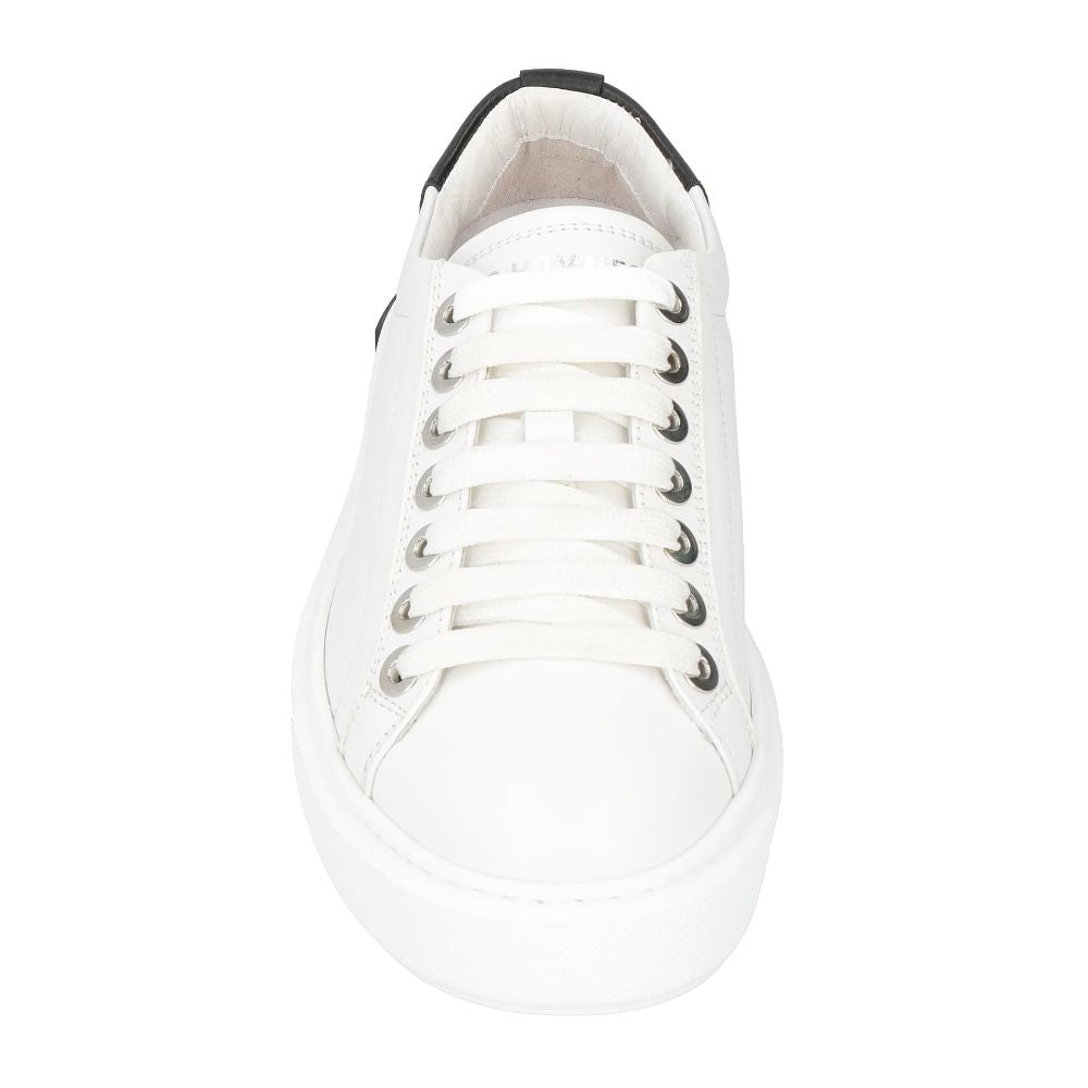 Les Hommes White Calfskin Sneaker