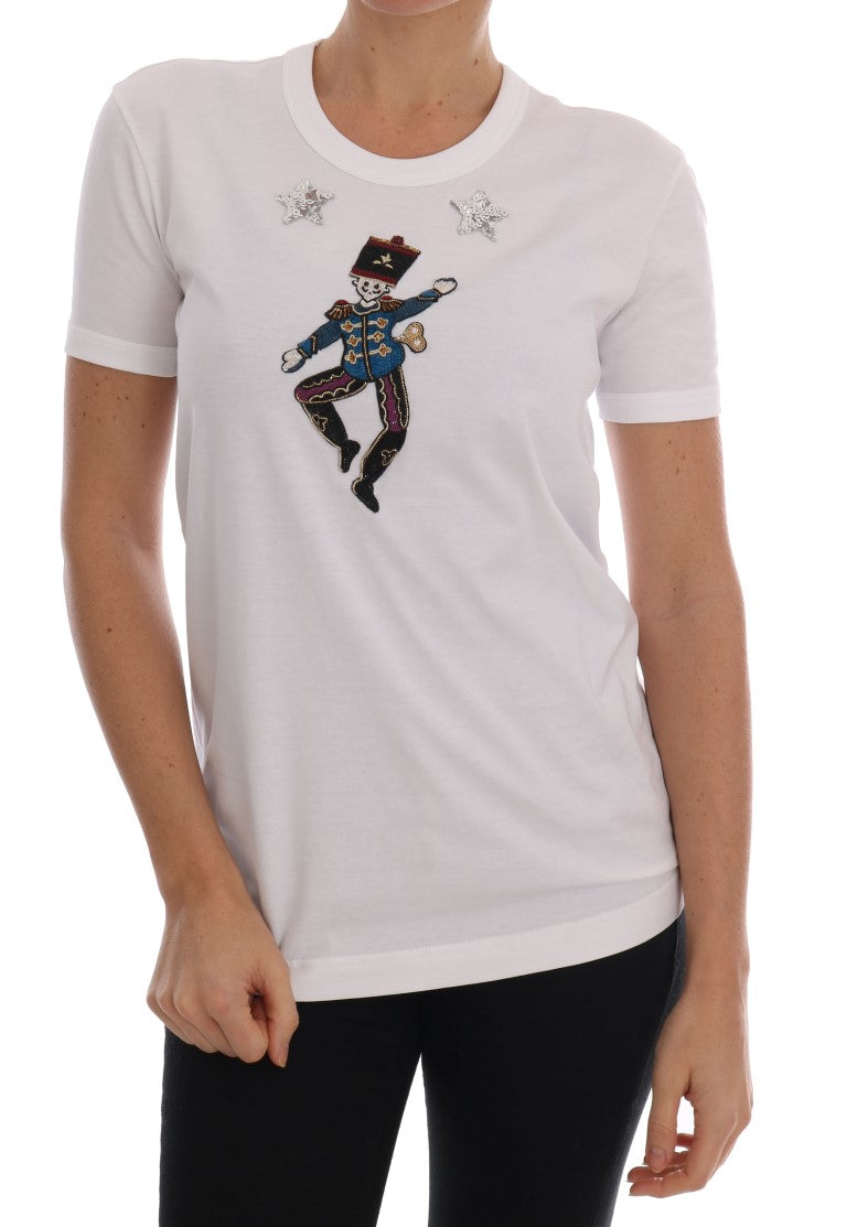 Dolce & Gabbana White Cotton Fairy Tale T-Shirt - Whispers Of Wisdom Clothing