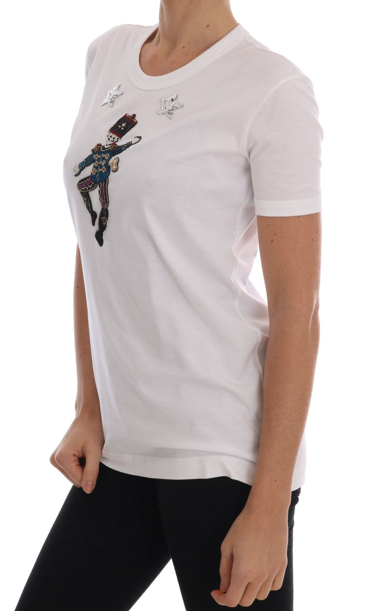 Dolce & Gabbana White Cotton Fairy Tale T-Shirt - Whispers Of Wisdom Clothing