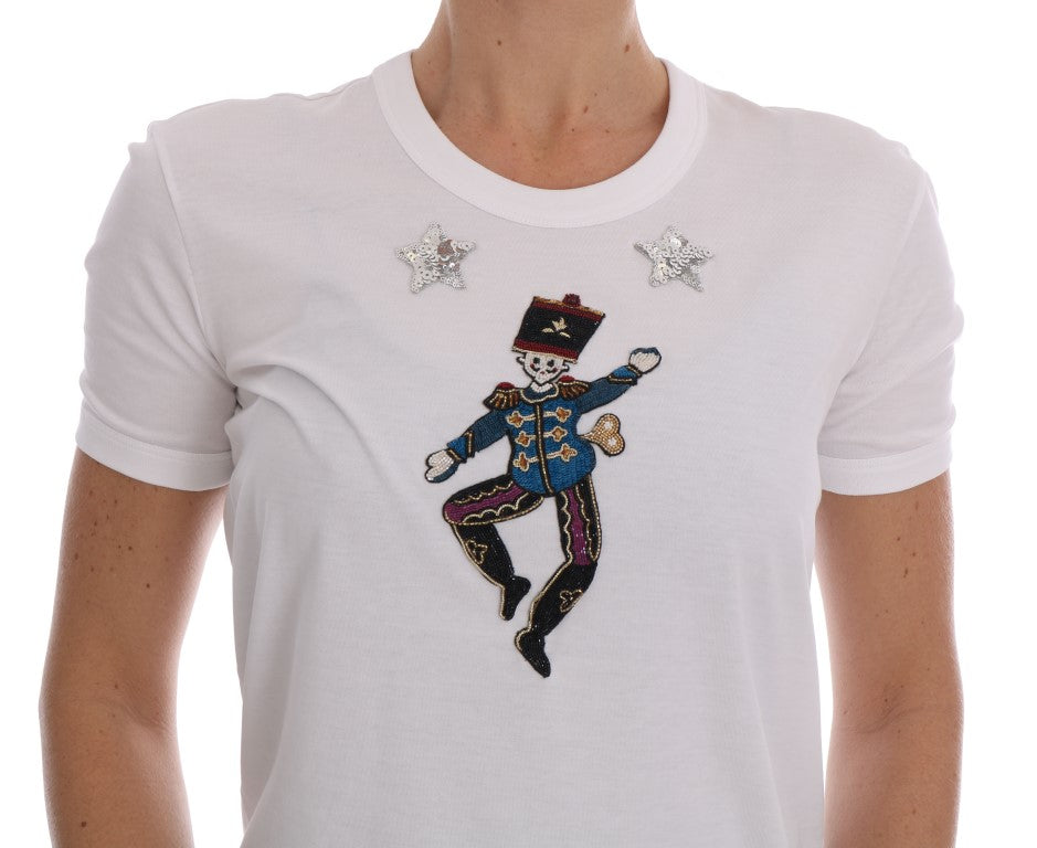 Dolce & Gabbana White Cotton Fairy Tale T-Shirt - Whispers Of Wisdom Clothing