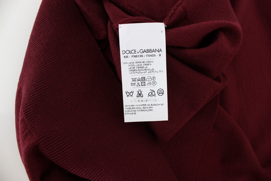Dolce & Gabbana Red Sleeveless Crewneck Vest Pullover - Whispers Of Wisdom Clothing