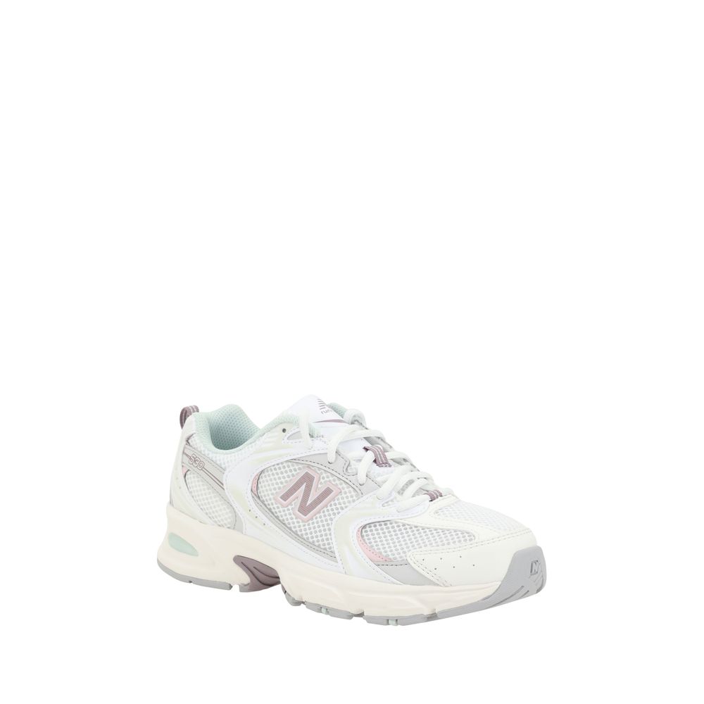 New Balance White Leather Tier 3 Sneakers