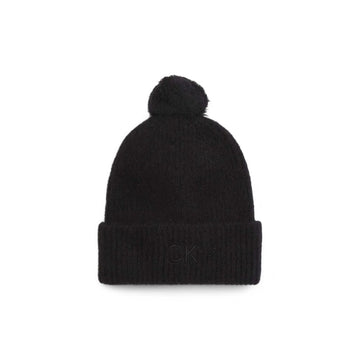 Calvin Klein Black Alpaca Leather Caps Baseball Hat