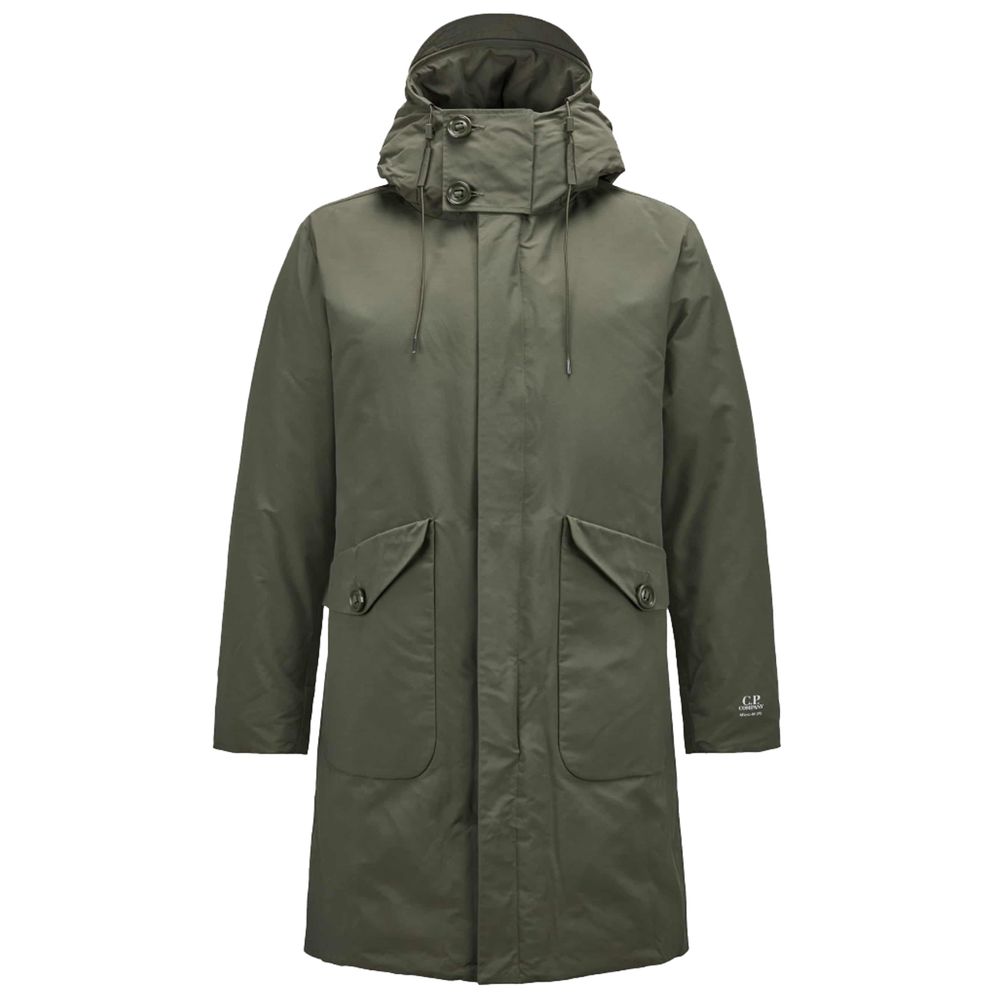 C.P. Company Green Polyester Men Parka