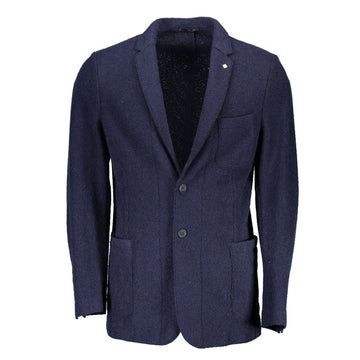 Gant Blue Wool Blazer Jacket
