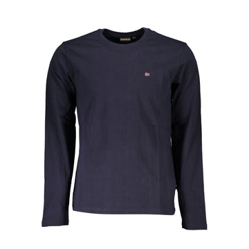 Napapijri Blue Cotton Long Sleeve T-Shirt