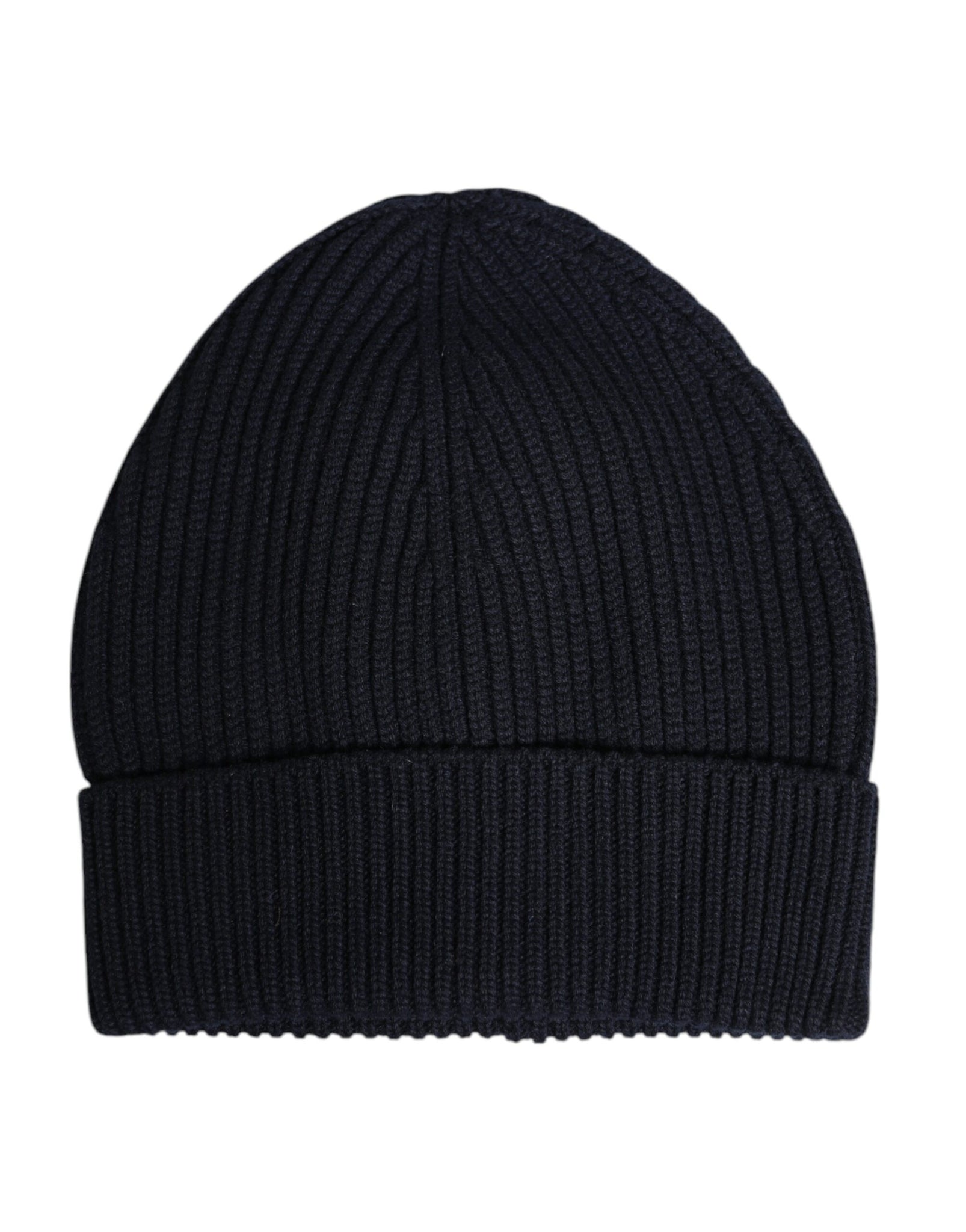 Dolce & Gabbana Black Cashmere Knitted Winter Beanie Hat