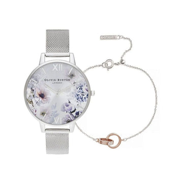 Olivia Burton Gray Stainless Steel Watch