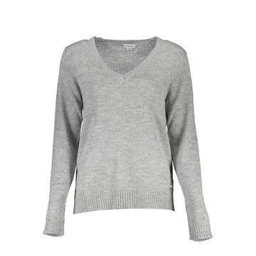 U.S. POLO ASSN. Silver Wool Women Sweater