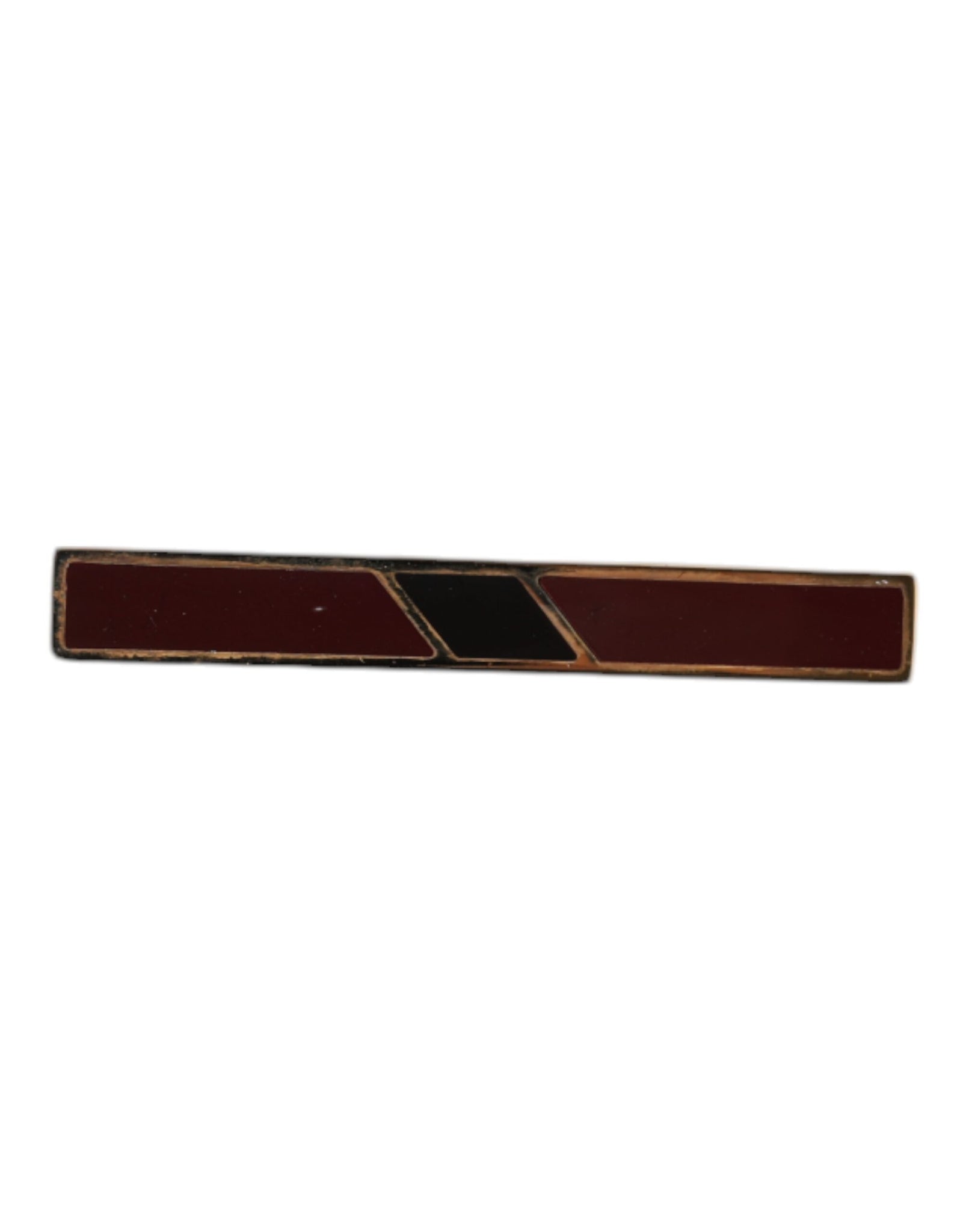 Dolce & Gabbana Multicolor Gold Tone Brass Tie Clip Bar