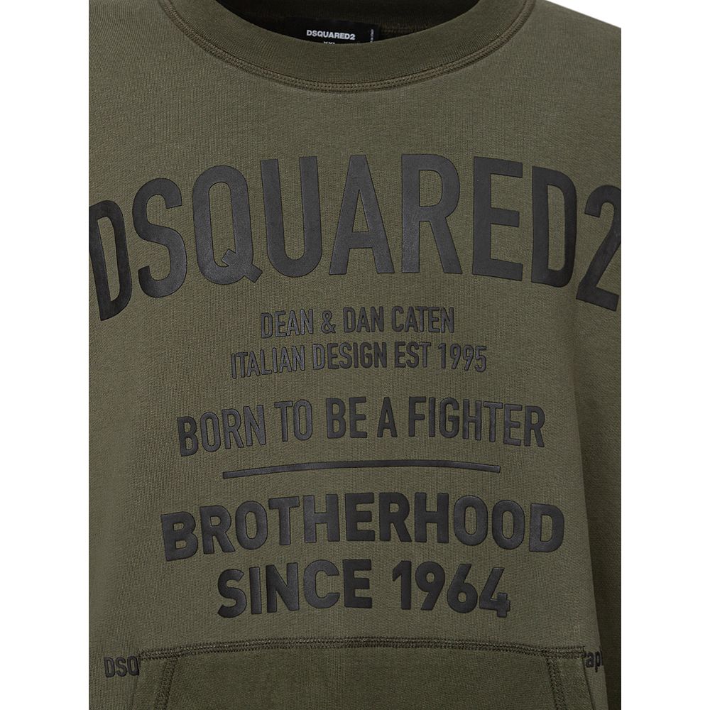 هودي قطني أخضر من Dsquared²