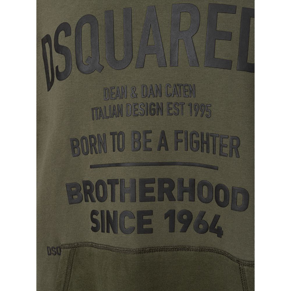 هودي قطني أخضر من Dsquared²
