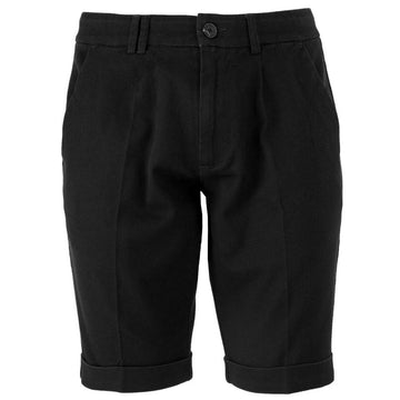 Yes Zee Black Cotton Short