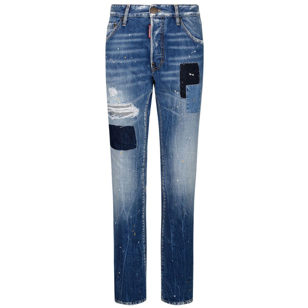 بنطال جينز وبنطال قطني أزرق من Dsquared²