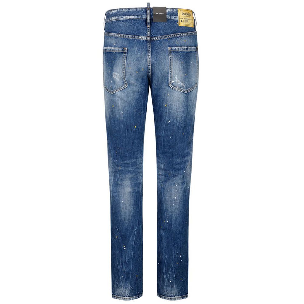 بنطال جينز وبنطال قطني أزرق من Dsquared²