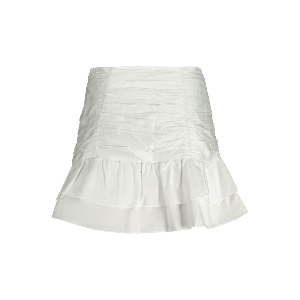 تنورة جينز بيضاء قطنية نسائية من Guess