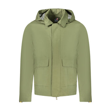 K-WAY Green Cotton Men Jacket