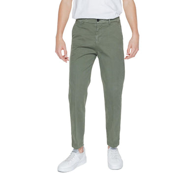 Liu Jo Green Cotton Casual Pants