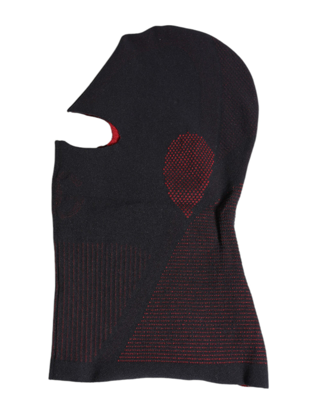 Dolce & Gabbana Black Cotton Knitted Ski Mask Balaclava Hat