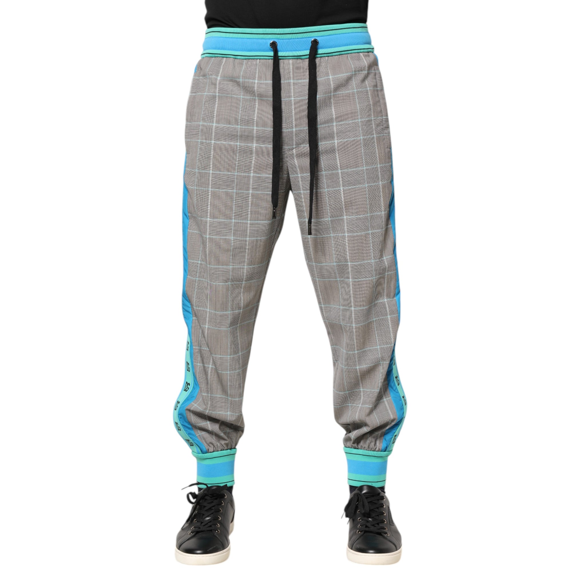Dolce & Gabbana Multicolor Cotton Men Jogger Sweatpants Pants