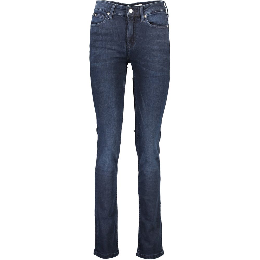 Calvin Klein Blue Cotton Women Jeans