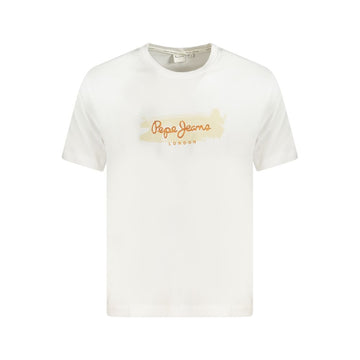 Pepe Jeans White Cotton T-Shirt