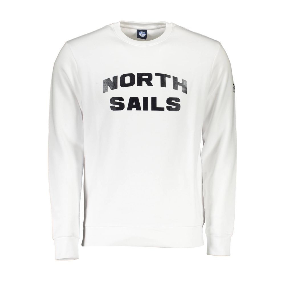 North Sails White Cotton Men's Sweater