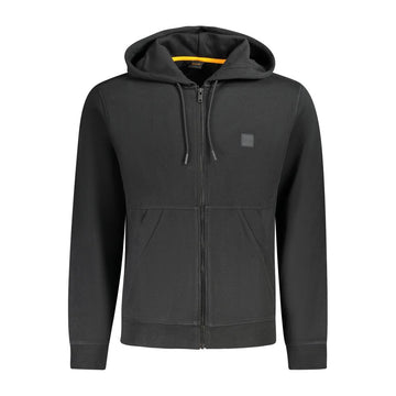 Hugo Boss Black Cotton Men Sweater