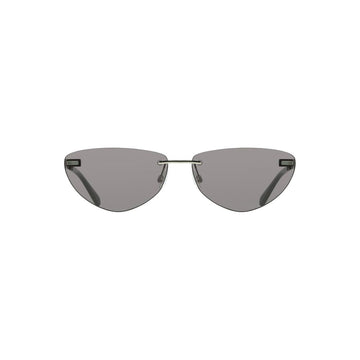 Calvin Klein Black Metal Women Sunglass