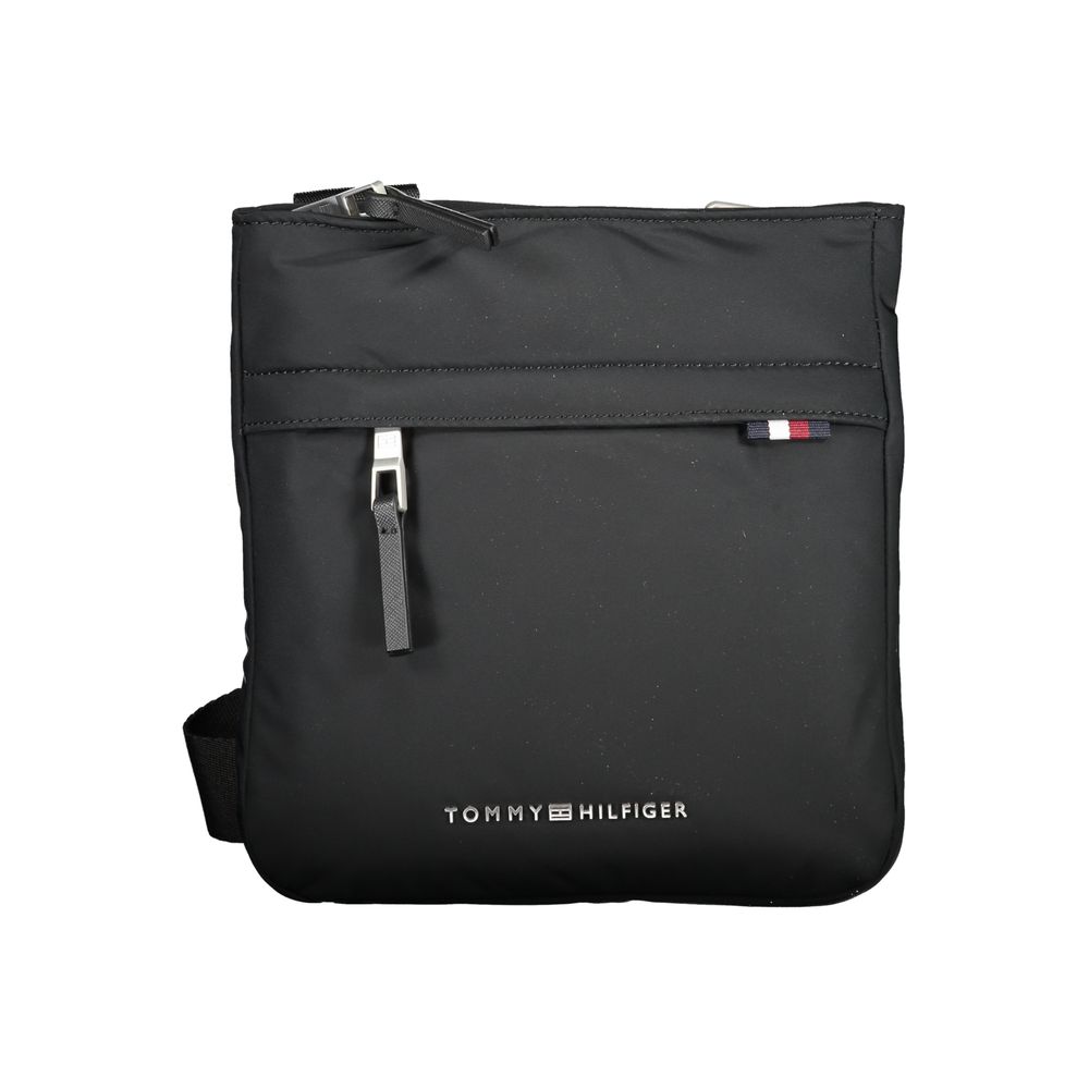 Tommy Hilfiger Black Polyester Men Shoulder Bag