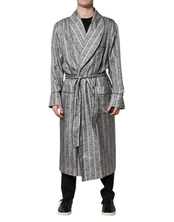 Dolce & Gabbana Multicolor Floral Robe Coat Wrap Jacket