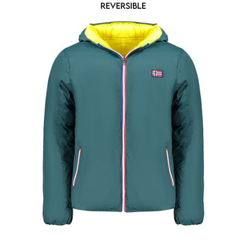 Norway 1963 Green Polyamide Men Reversible Jacket