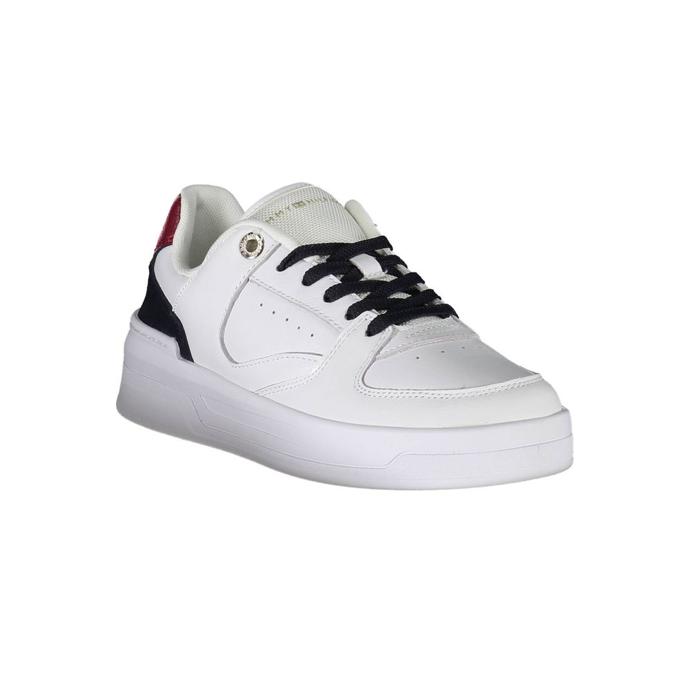 Tommy Hilfiger White Polyester Sneaker