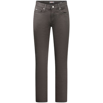 Guess Jeans Black Cotton Men Slim Jean